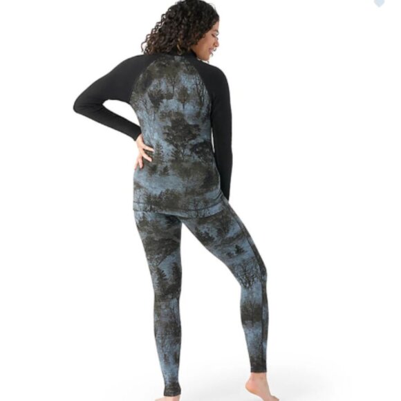 Smartwool Women's Small Merino 250 Solid Zip Turtleneck 1/4 Zip Black NWT Heavy - Picture 7 of 8